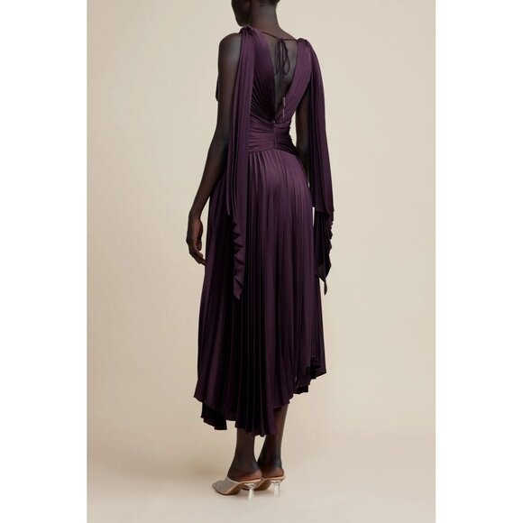 Acler Columbus Midi Dress in Blackberry